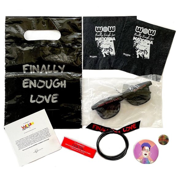 MADONNA Finally Enough Love PRIDE CONCERT PROMO Sunglasses Bracelets Lipstick + - Picture 1 of 15